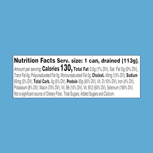 StarKist Selects No Salt Added Chunk White Albacore Tuna in Water, 4.5 oz (12 Pack) Canned Tuna Fish, Wild Caught, Gluten Free,