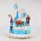 Feipai Frozen Cake Topper Figures Set, 6 Pieces, Plastic Decorations for Birthday Party