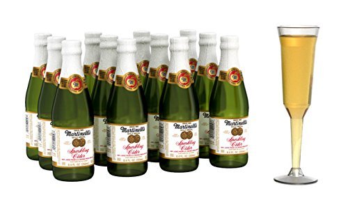 Martinellis Sparkling Cider Mini Bottles, 8.4 oz - 12 Pack - Non-Alcoholic Apple Cider