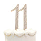 Hatcher Lee Bling Crystal Fabulous And 50 Birthday Cake Topper - Best Keepsake | 50Th Party Decorations Silver
