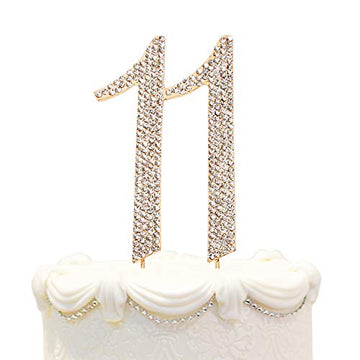 Hatcher Lee Bling Crystal Fabulous And 50 Birthday Cake Topper - Best Keepsake | 50Th Party Decorations Silver