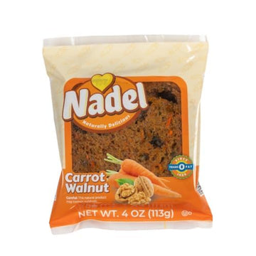 Naturally Delicious Carrot Cake Slices, 8 Pack - Sweet Breads & Cakes for Snacks and Breakfast