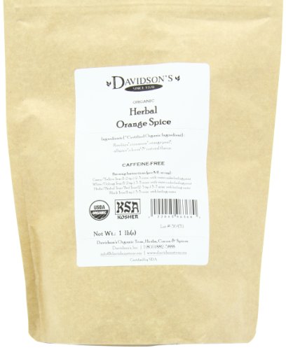 Davidson'S Organics, Herbal Orange Spice, Loose Leaf Tea, 16-Ounce Bag