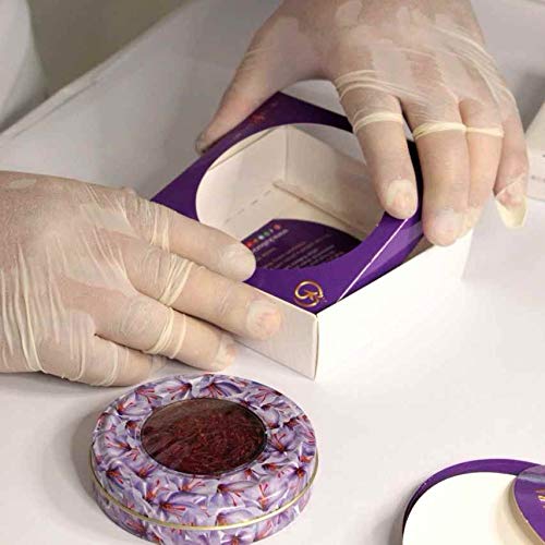 Kabura Saffron, Authentic Afghanistan Saffron Threads All-Red Saffron Spice For Tea, Rice, Milk, Soups, Chicken, Curry, Dessert,