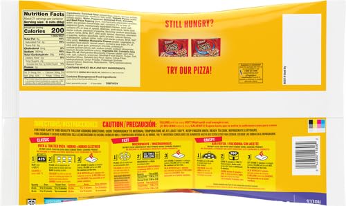 Totinos Pizza Rolls, Pepperoni Flavored, Frozen Snacks, 130 Rolls, 63.5 oz