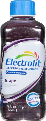 Electrolit Electrolyte Hydration & Recovery Drink, 21oz, ZERO Berry Blast, 12 Pack