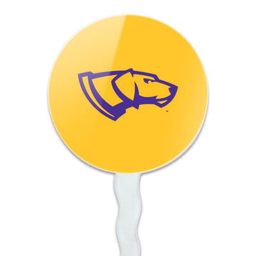 University Of Wisconsin-Stevens Point Secondary Logo Cupcake Picks Toppers Decoration Set Of 6