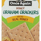 ONCE AGAIN Organic Honey Graham Crackers, 7.93 OZ