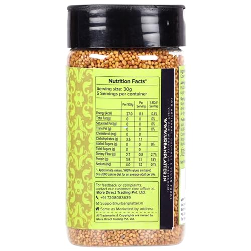 Urban Platter Microgreens Clover Sprouting Seeds Shaker Jar, 150G