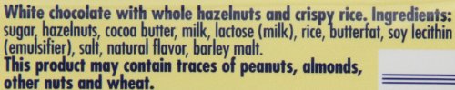 Ritter Sport White Chocolate With Whole Hazelnuts, 3.5 Ounce (Pack Of 10)