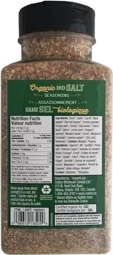 Kirkland Signature Organic No-Salt Seasoning, 14.5 Ounce
