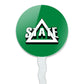 Delta State Primary Logo Cupcake Picks Toppers Decoration Set Of 6