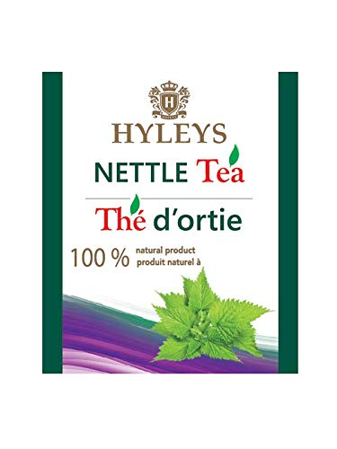 HYLEYS Nettle Leaves with Black Tea - Pure Ceylon Tea Blend - 25 Sugar-Free, Gluten-Free Bags - 1.32 Ounce