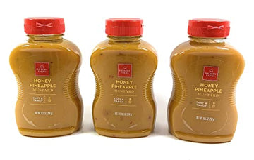 Hickory Farms Honey & Pineapple Mustard, (Pack Of 3)