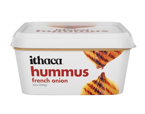 Ithaca French Onion Hummus, Non-GMO, Minimal Ingredients, 10oz