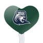 GRAPHICS & MORE Cupcake Picks Set of 6, Acrylic, Drew University Heart Love Design, Model CUPT.HRT.ACR.6PK.CLCDRW500B
