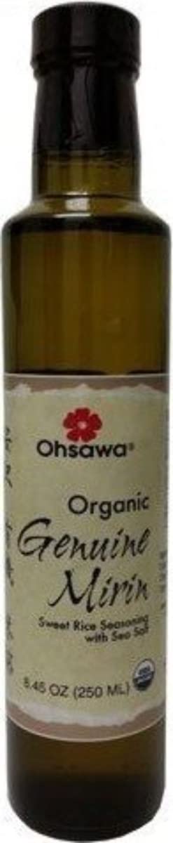 Ohsawa Genuine Mirin, Authentic Japanese Sweet Cooking Wine, Vegan, Non-GMO, 8.45 oz