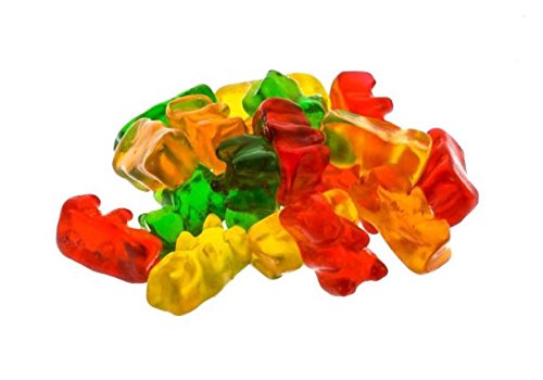 Kervan Gummy Bears - Assorted Fruity Soft Candy 5 lbs - Red - Bulk Snacks for Kids and Parties - Model 1469