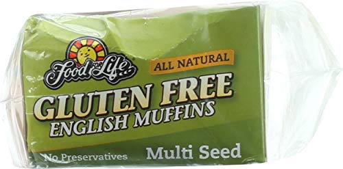 Food for Life Organic Gluten Free English Muffins, Multi Seed, 18 oz