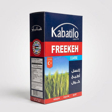 Kabatilo Freekeh Coarse 400g - Premium Turkish Roasted Green Wheat