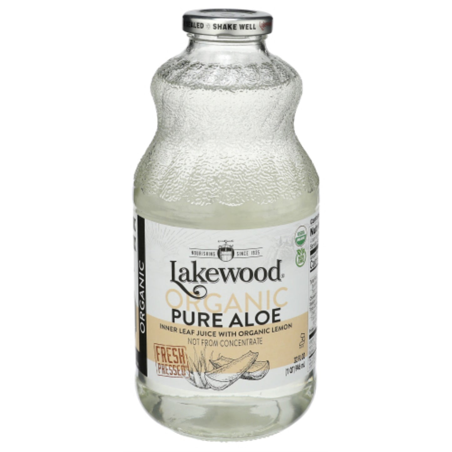 Lakewood Juice Aloe Vera Organic (Pack Of 6)
