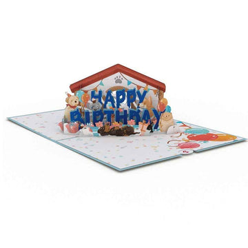 Happy Birthday Dogs 5''x7'' Card, Birthday Cards
