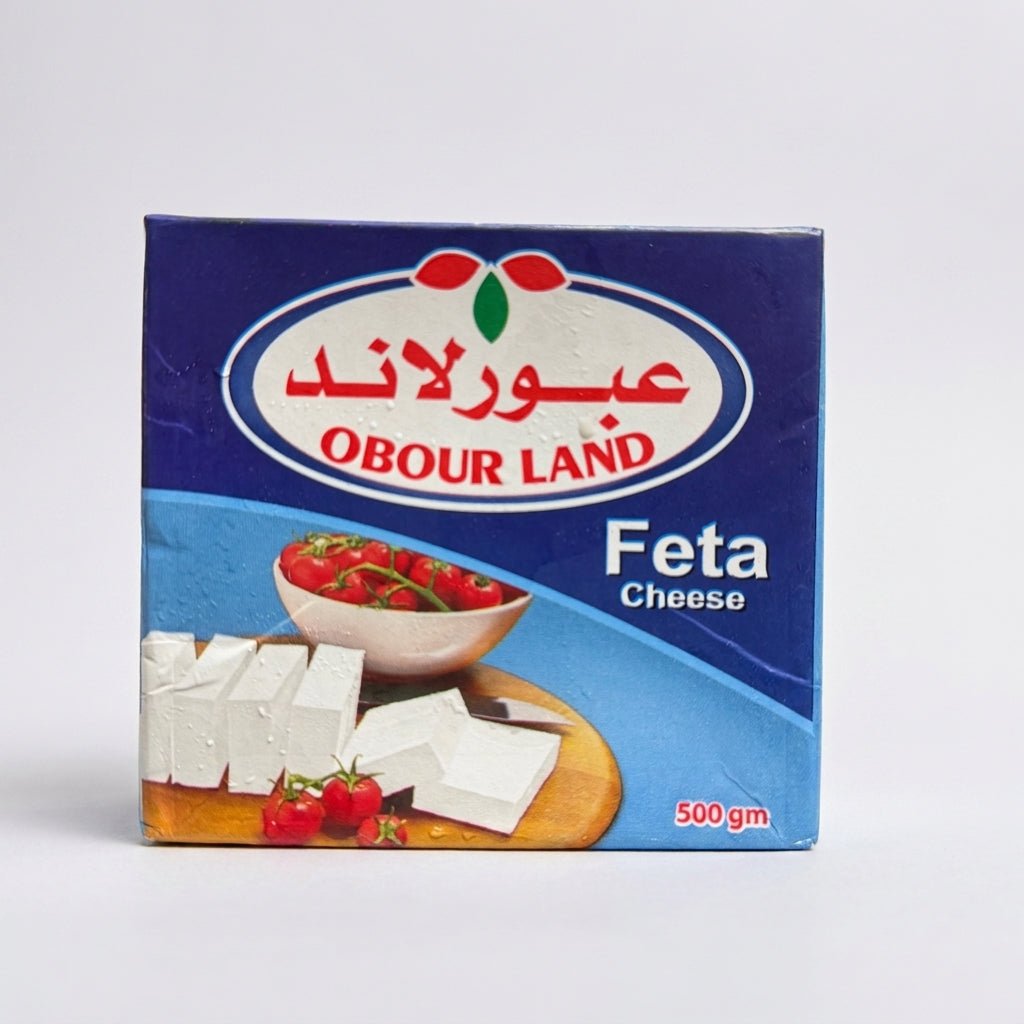 Obour Land Feta Cheese 500g - Full Fat White Cheese