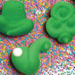 Edible, St. Pat's Royal Icing Charms Assortment - Size: 1/2", 400 pieces