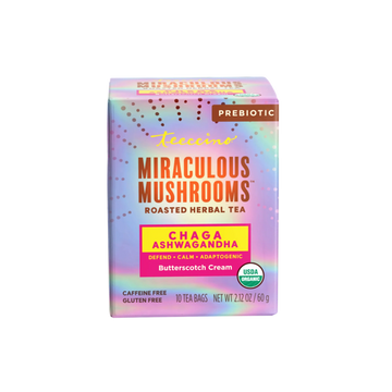 Chaga Ashwagandha Butterscotch Cream Mushroom Herbal Tea