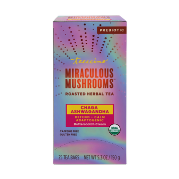 Chaga Ashwagandha Butterscotch Cream Mushroom Herbal Tea