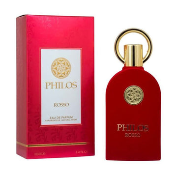 Lattafa Philos Rosso Eau De Parfum 50ml – Seductive Fragrance for Men