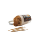 450 Qty BiteMyWood Unflavored Double Point Birchwood Toothpicks DP1 in Reusable Plastic Jar - USA Made