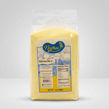 Najan Semolina Fine #1 - 2 lbs (908g) Premium Turkish Durum Wheat