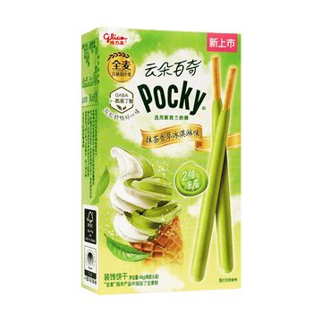 Imported Pocky Cloud Cookie Sticks Matcha Vanilla Ice Cream Flavor