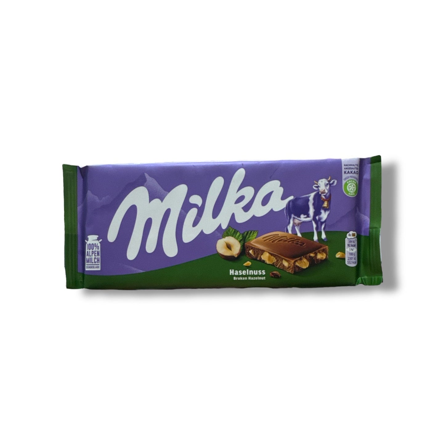 Milka Hazelnut Chocolate with Broken Hazelnuts