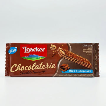 Loacker Chocolaterie Milk Chocolate Wafer 118g - Pure Alpine Goodness