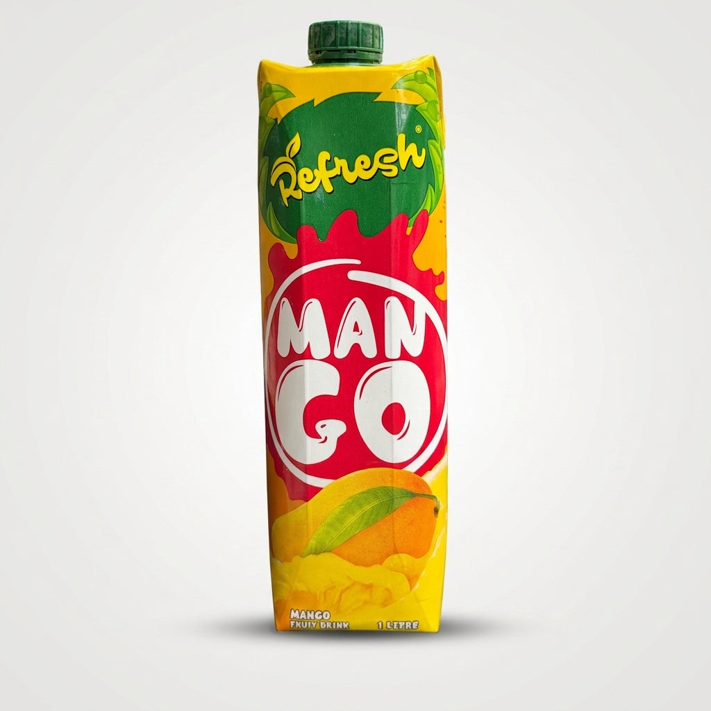 Man Go Refresh Mango Fruit Drink 1 Litre - Tropical Beverage