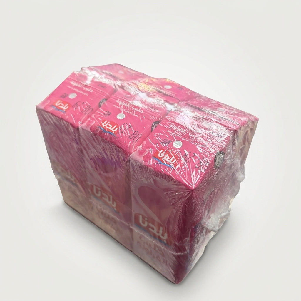 Baldona Strawberry Milk 6-Pack - Long-Life UHT Flavored Milk