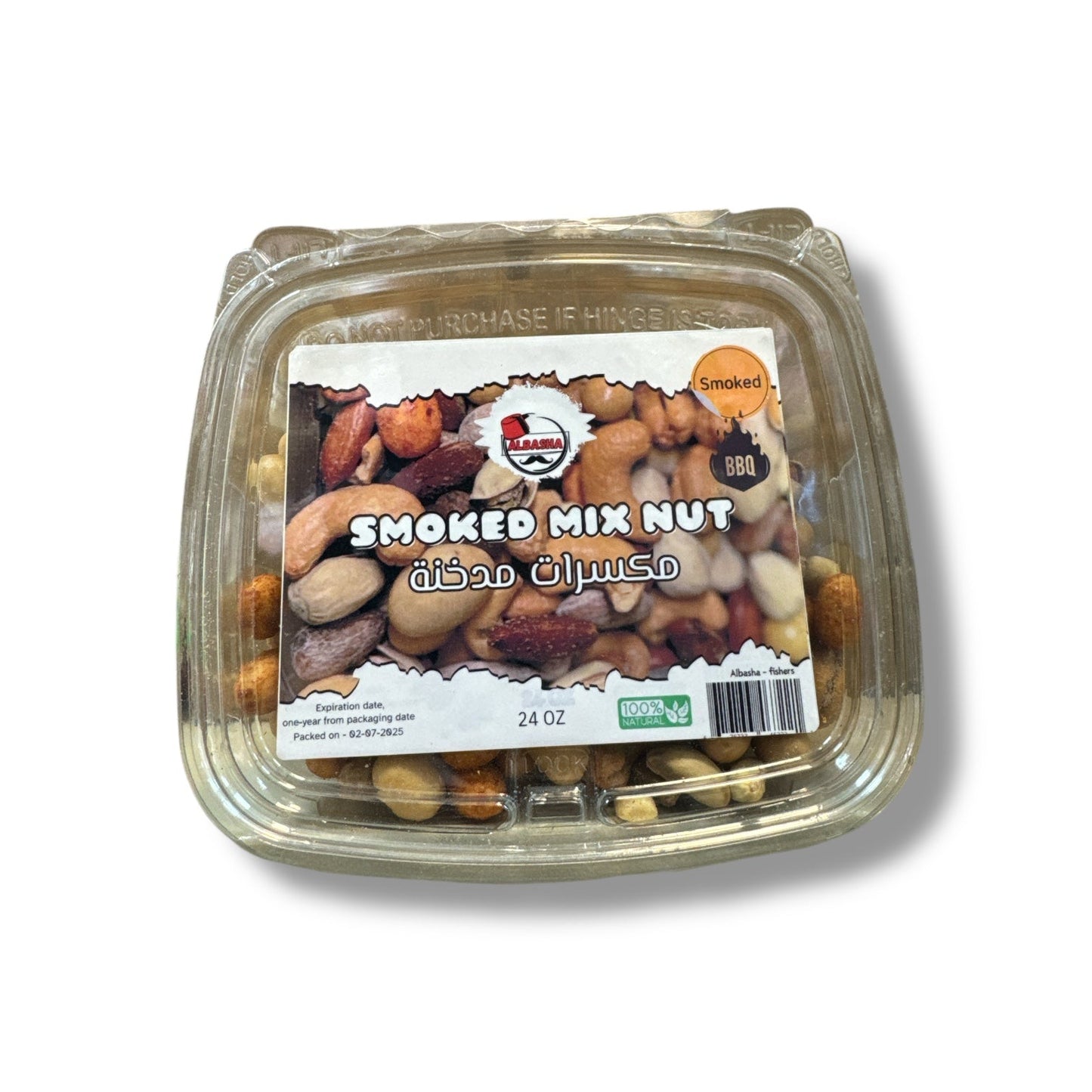 Smoked BBQ Mixed Nuts – Premium Roasted Nut Blend 24 Oz
