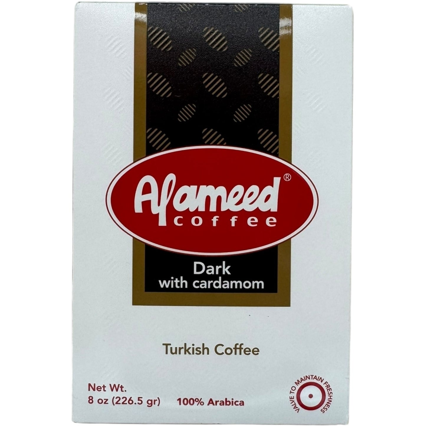 Al Ameed Turkish Coffee With Cardamom – Dark Roast Blend