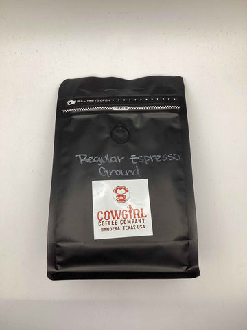 Cowgirl Coffee Co. Regular Espresso Coffee Ground Bean