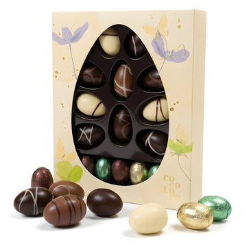 Andy Anand Praline-Filled Chocolate Eggs, 20 pc, 7 oz – Gluten-Free, Creamy Hazelnut-Praline Centers, Easter & Year-Round Birthday Gift Box