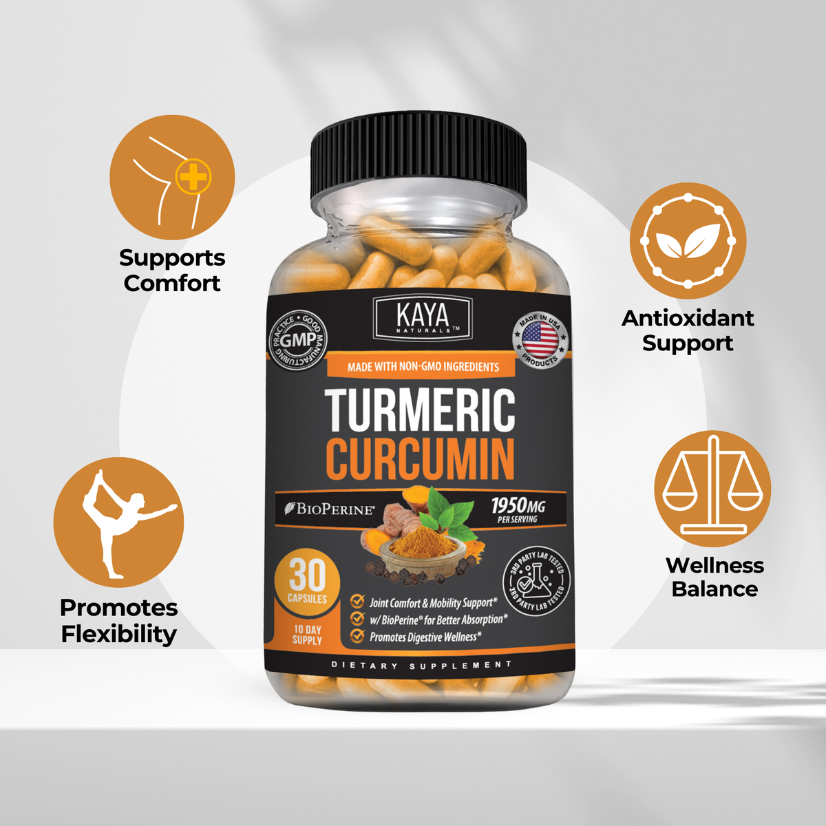 Turmeric with BioPerine® - Joint & Inflammation Support