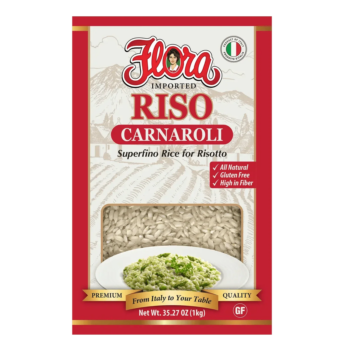 Carnaroli Rice - Italian Rice for Risotto - 35.27 oz
