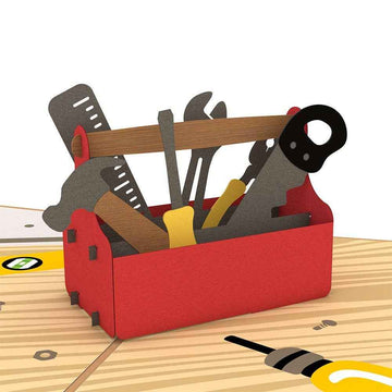 Toolbox 5''x7'' Card, Pop-Up Cards, Everyday Pop-up card