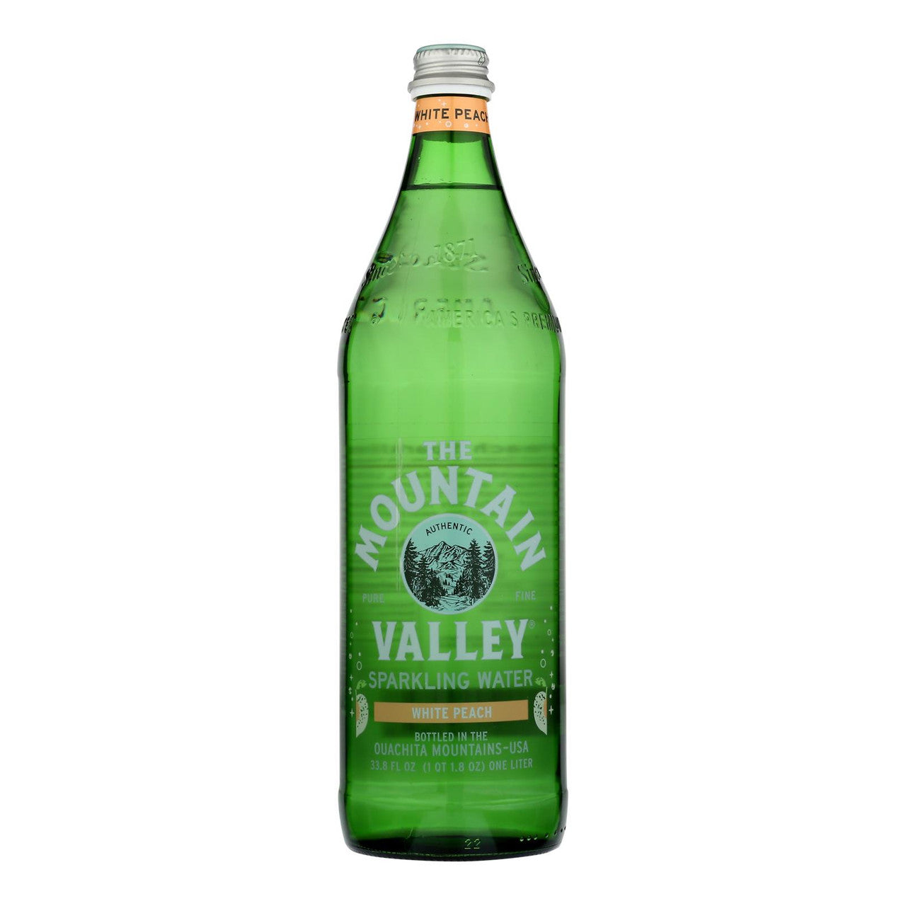 MVS SPRKLWTR WHITE PEACH ( 12 X 33.8 OZ   )