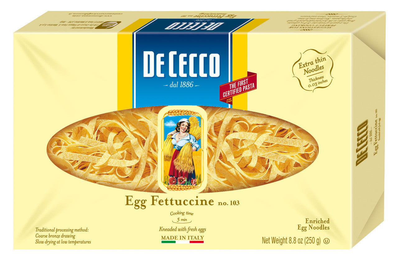 DECECCO EGG PASTA FETT ( 12 X 8.8 OZ   )