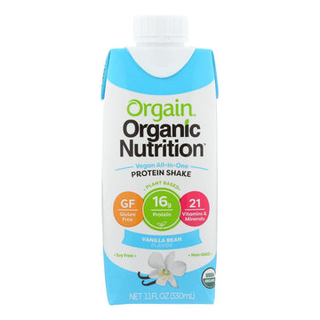 Orgain Sweet Vanilla Bean, Vegan (12X11 Oz)