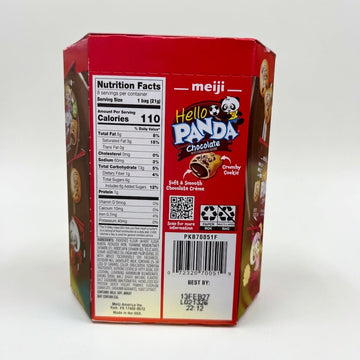 Meiji Hello Panda Chocolate 6 oz - Crunchy Cookies with Crème Filling