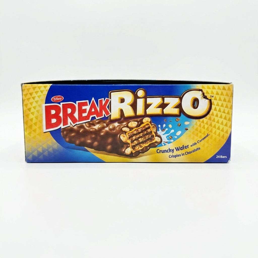 Tiffany Break Rizzo Chocolate Wafer 24x17g - Crunchy Caramel Crispies